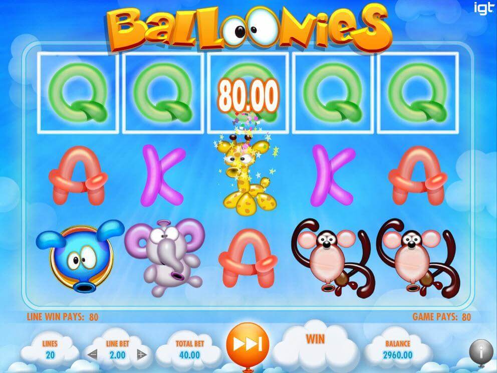 balloonies slot review igt casinos